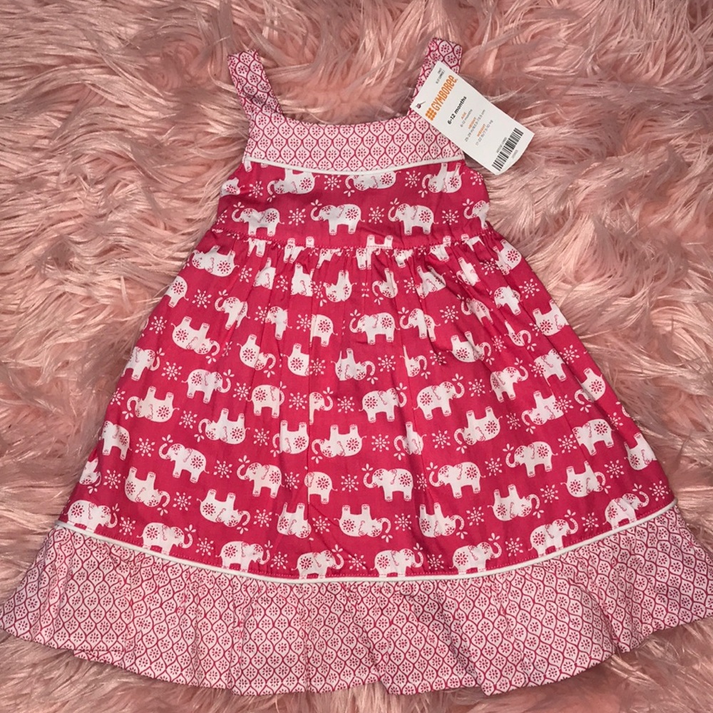 Gymboree Elephant Dress NWT